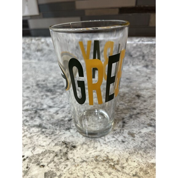 Green Bay Packers 16oz. Team Overtime Pint Glass Discontinued - Picture 3 of 6